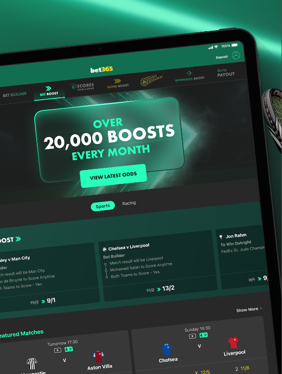 Bet365 en la aplicación móvil