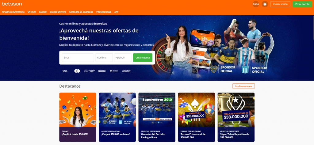 Ofertas de bienvenida de Betsson