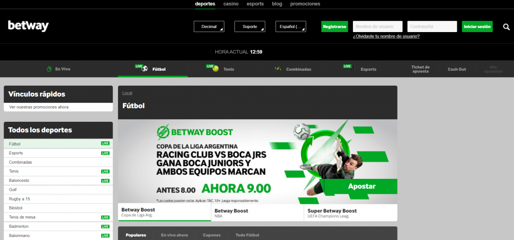 Impulso de Betway