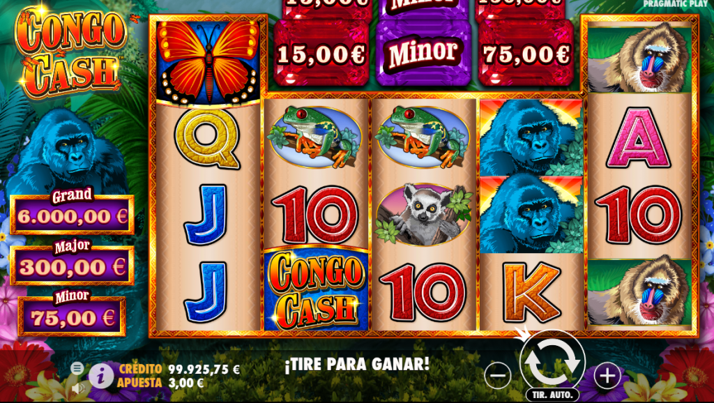 Congo Cash jugar por diversión